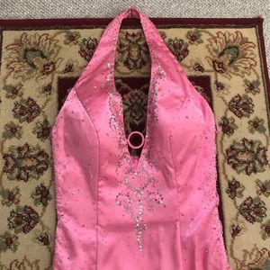 Pink prom dress
